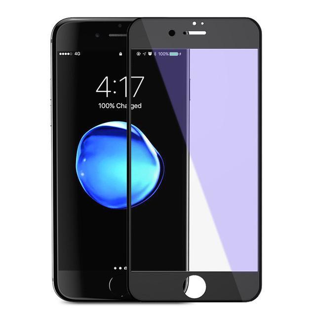 Fanduco Screen Protectors Black / For iPhone 7 Plus Anti-Blue Light Tempered Glass Screen Protector For iPhones