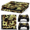 Fanduco Skins Light Green Camo Skin Decals For Playstation 4 With 2 Controller Skins