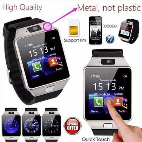 Fanduco Smart Watch Bluetooth Smart Watch Using Micro SIM Card For Android and iOS Phones