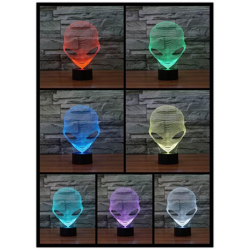 Fanduco Table Lamps Awesome Alien Hologram Lamp