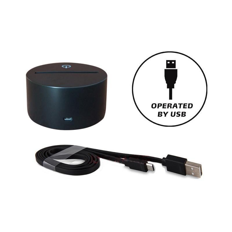 Fanduco Table Lamps Awesome Alien Hologram Lamp