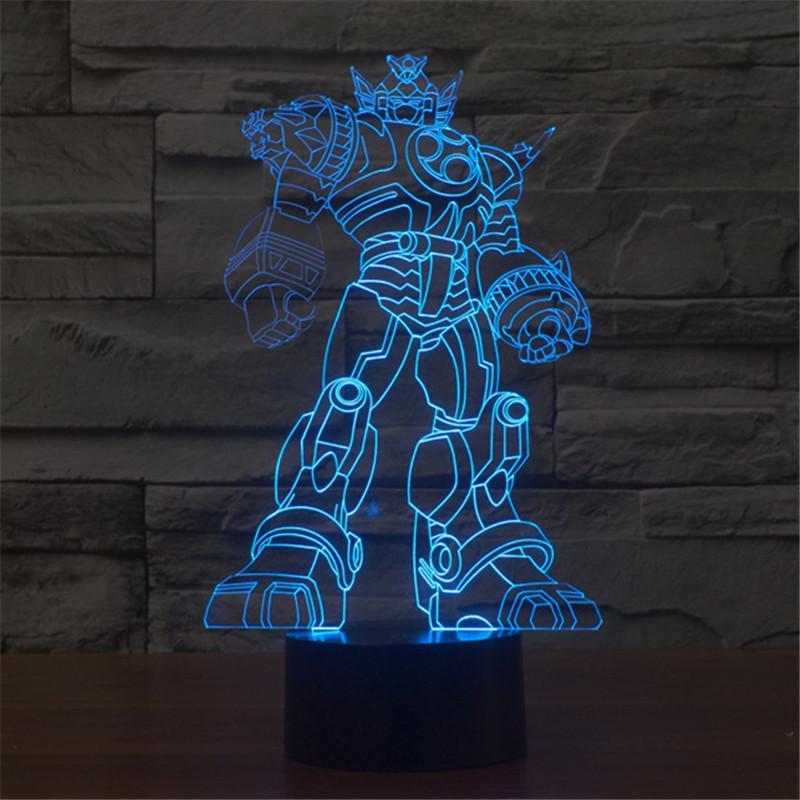 Fanduco Table Lamps Cool AF Robot Hologram Lamps