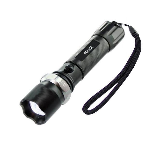 Rechargeable Black Swat Police Style Led Flashlight, Other Tools, Tools, Miscellaneous