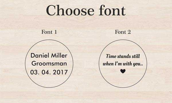 Personalized Engraved Wood Watches