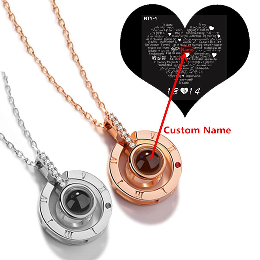 Personalized Projection Pendant