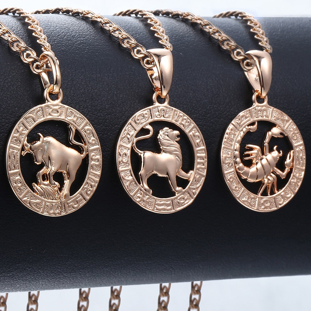 Gold-Filled Zodiac Necklaces