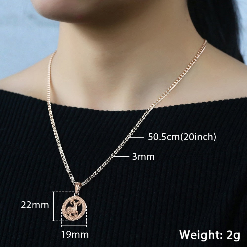 Gold-Filled Zodiac Necklaces