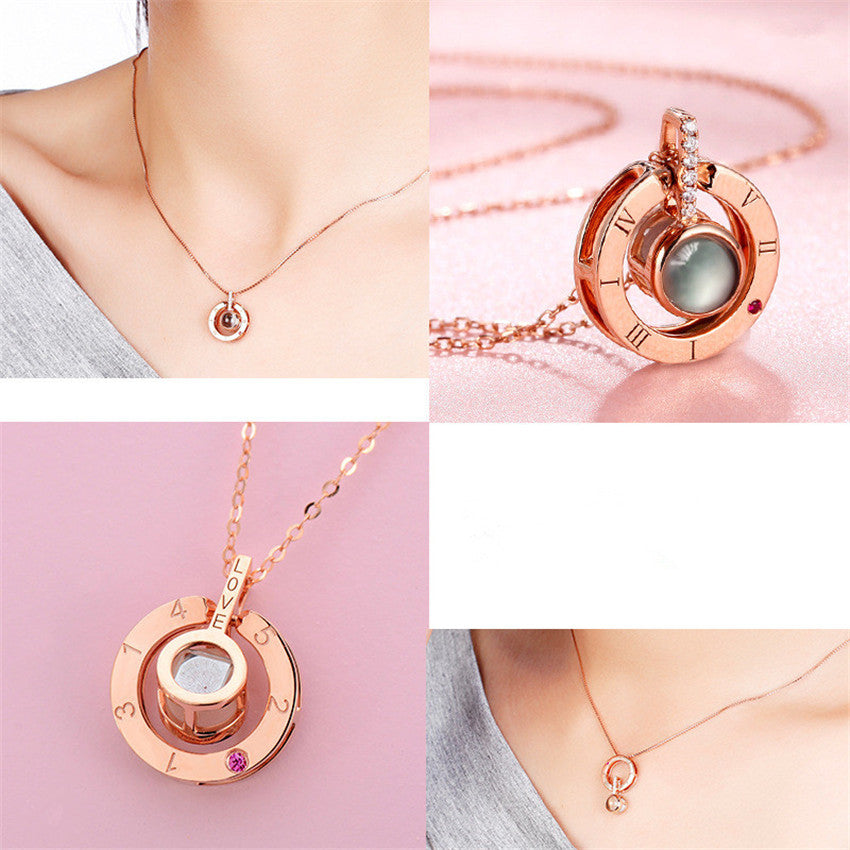 Personalized Projection Pendant
