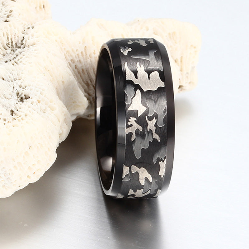 Camo Steel Rings