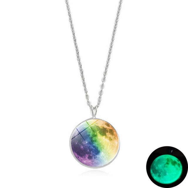 Glow In The Dark Lunar Necklace