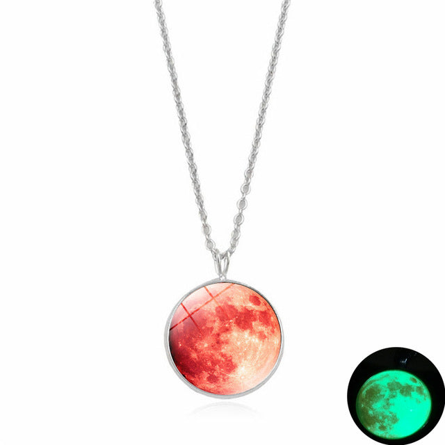 Glow In The Dark Lunar Necklace