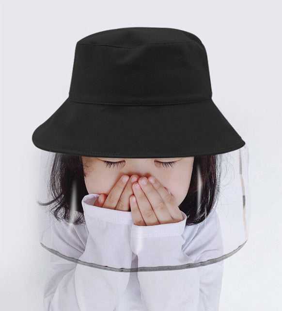 Protective Sun Hat & Face Shield For Kids