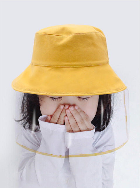 Protective Sun Hat & Face Shield For Kids