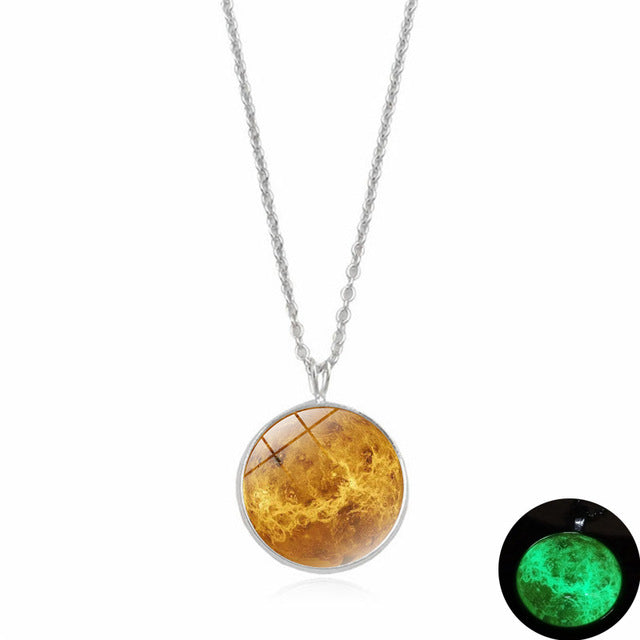 Glow In The Dark Lunar Necklace