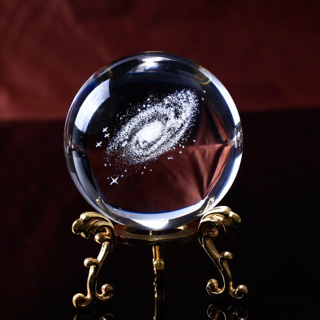 Galaxy In A Crystal Ball