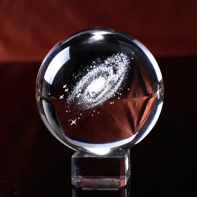 Galaxy In A Crystal Ball