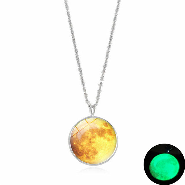 Glow In The Dark Lunar Necklace