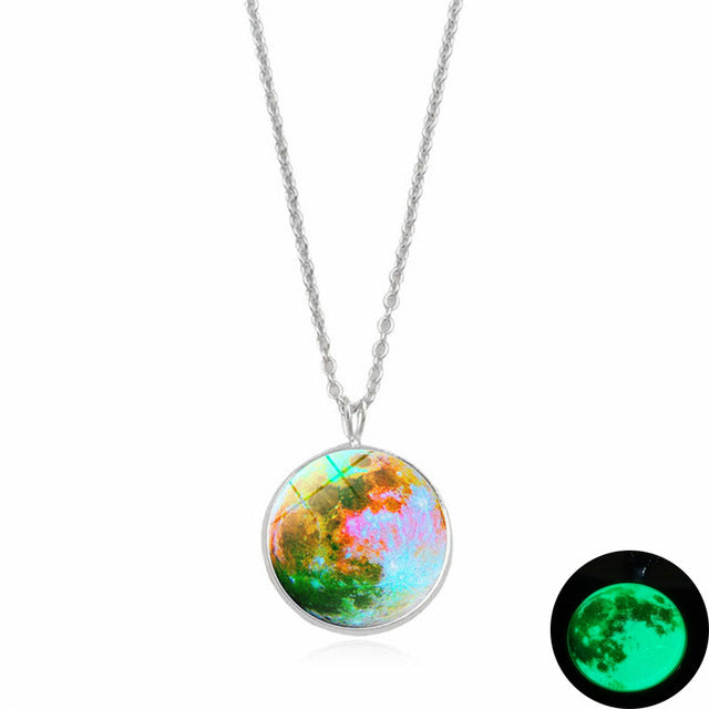 Glow In The Dark Lunar Necklace