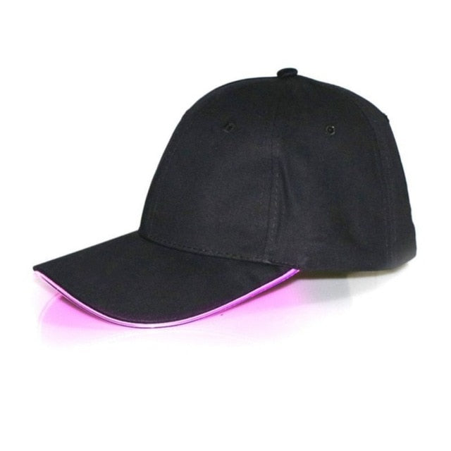Rainbow LED Baseball Caps