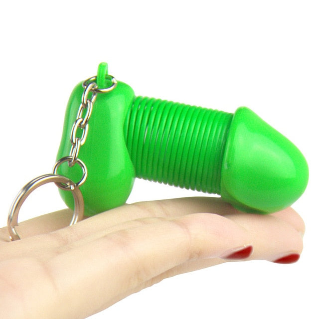 Springy Schlong Keychain