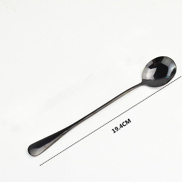 Awesome Rainbow Steel Teaspoons (Pack of 6 Teaspoons)