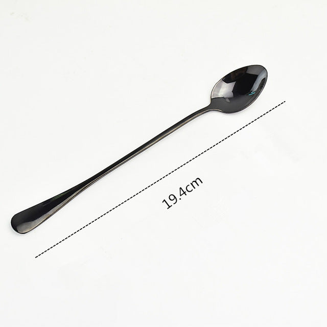 Awesome Rainbow Steel Teaspoons (Pack of 6 Teaspoons)