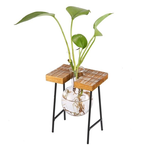 Wooden Lab Vases