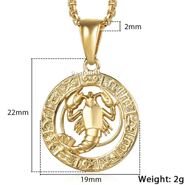 Gold-Filled Zodiac Necklaces