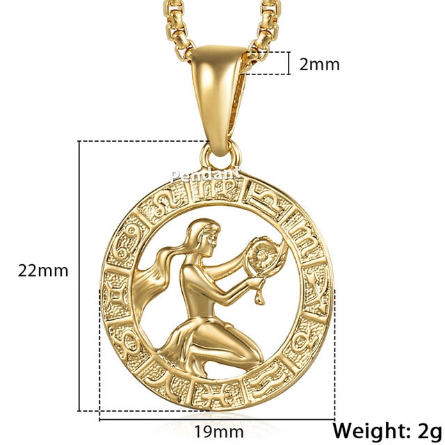 Gold-Filled Zodiac Necklaces