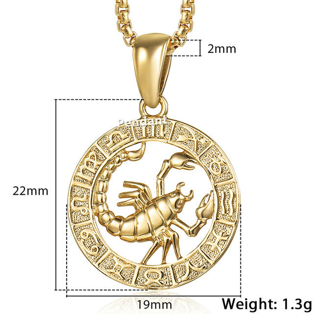 Gold-Filled Zodiac Necklaces