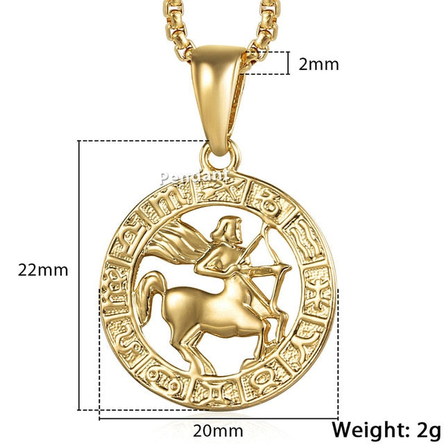 Gold-Filled Zodiac Necklaces