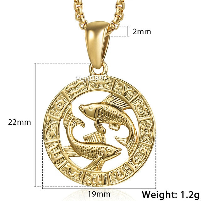 Gold-Filled Zodiac Necklaces