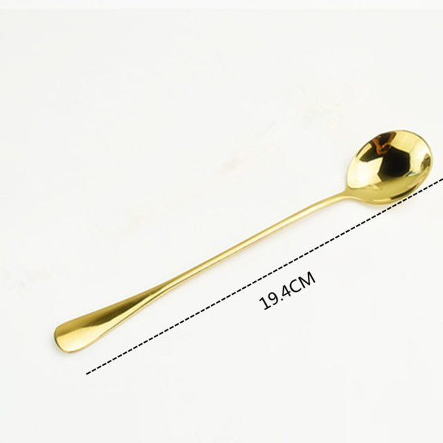 Awesome Rainbow Steel Teaspoons (Pack of 6 Teaspoons)