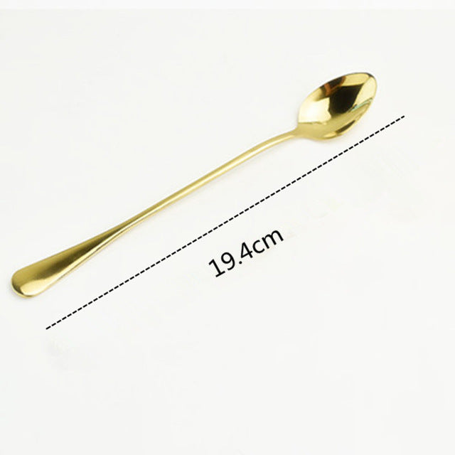 Awesome Rainbow Steel Teaspoons (Pack of 6 Teaspoons)