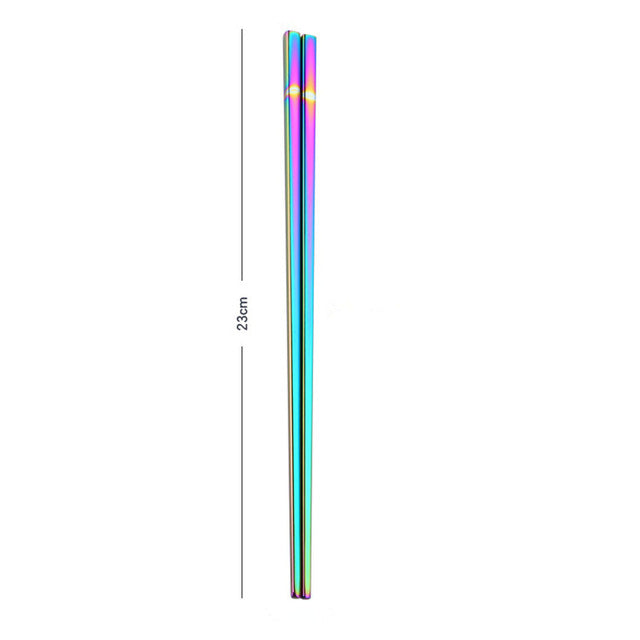 Awesome Rainbow Steel Chopsticks