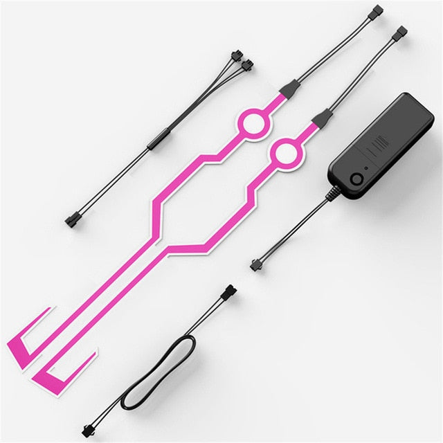 Motorcycle Helmet EL Light Strips