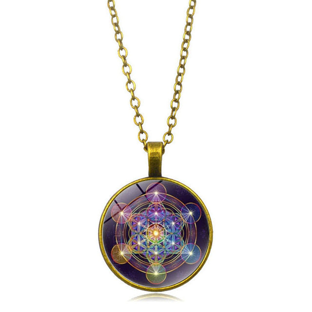 Sacred Geometry Glow In The Dark Necklace
