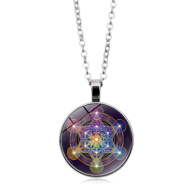 Sacred Geometry Glow In The Dark Necklace