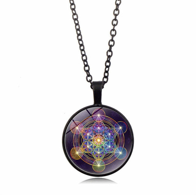 Sacred Geometry Glow In The Dark Necklace