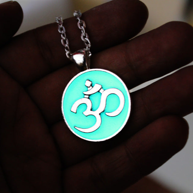 Glow In The Dark OM Necklace