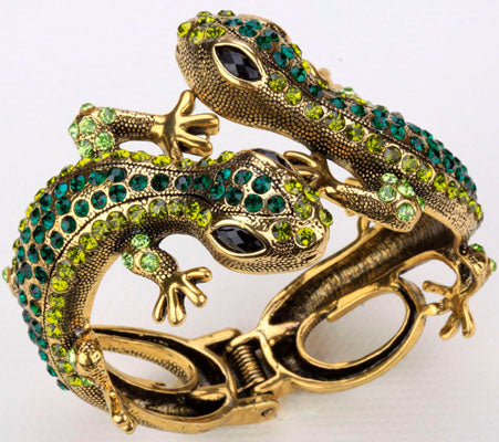 Sparkling Gecko Bracelet