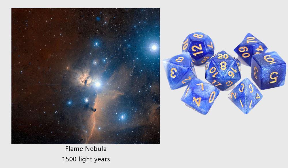 Galactic Space Dice Sets - Wyvern's Hoard