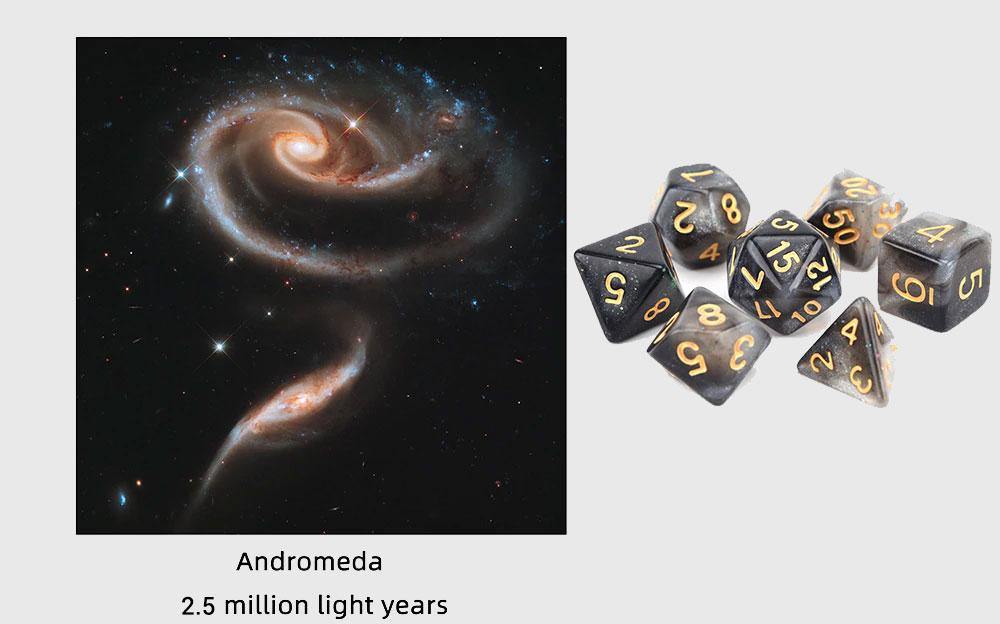 Galactic Space Dice Sets - Wyvern's Hoard