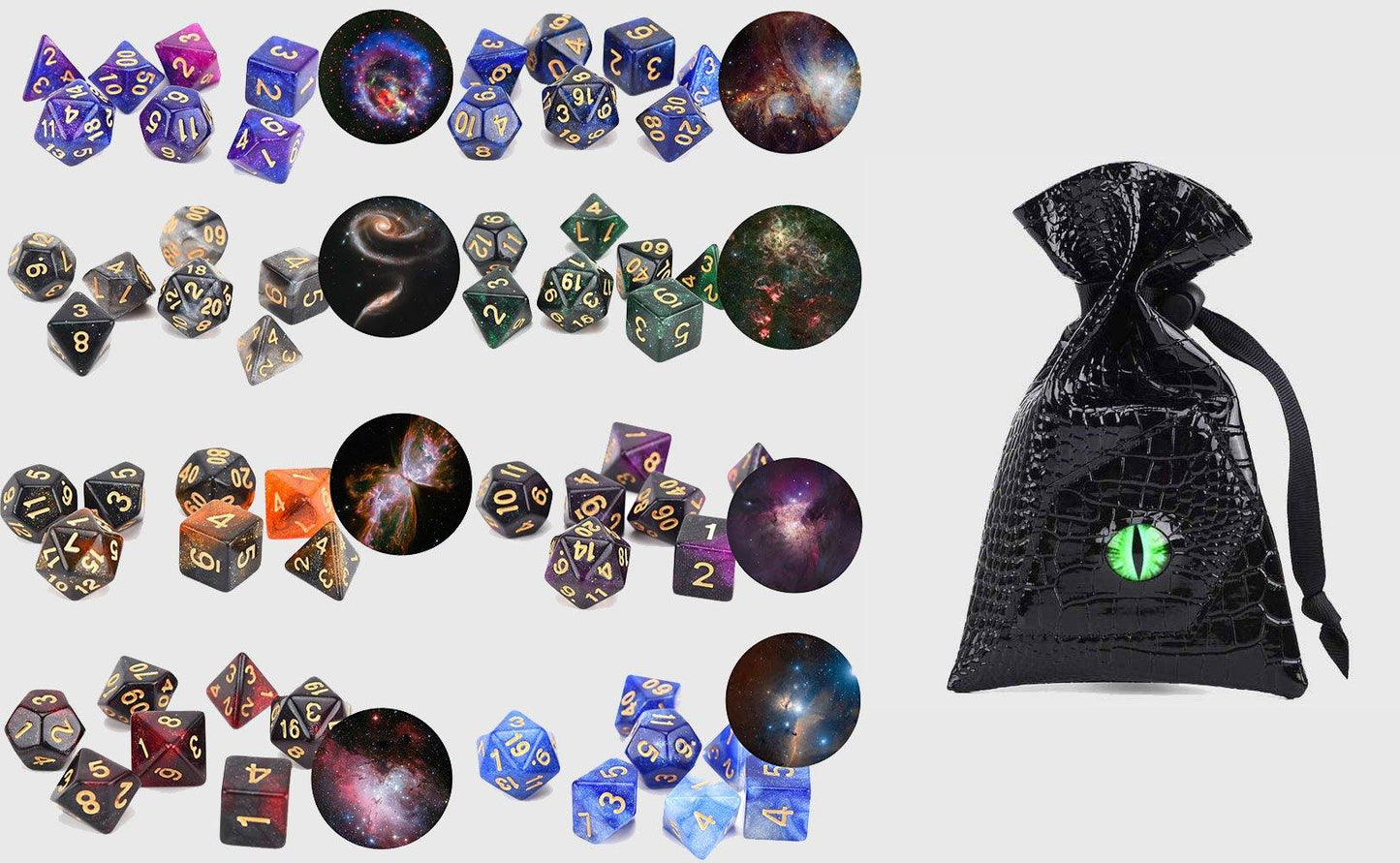 Galactic Space Dice Sets - Wyvern's Hoard