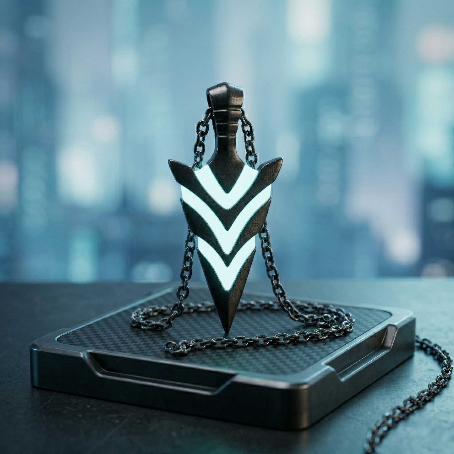 Glow In The Dark Arrowhead Necklaces