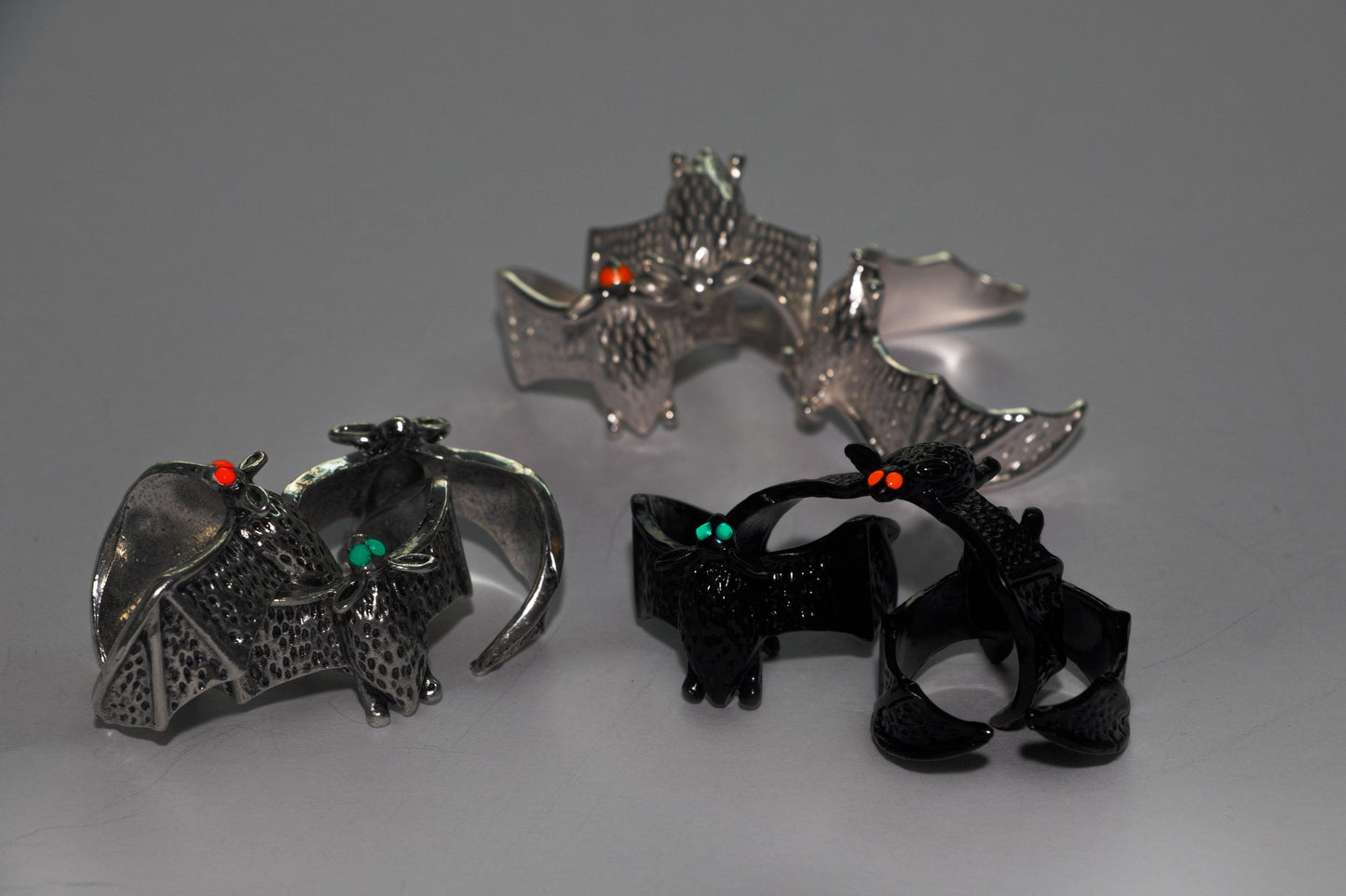 Glow in the Dark Flying Bat Ring - Wyvern's Hoard