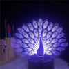 Holographic Peacock Lamp