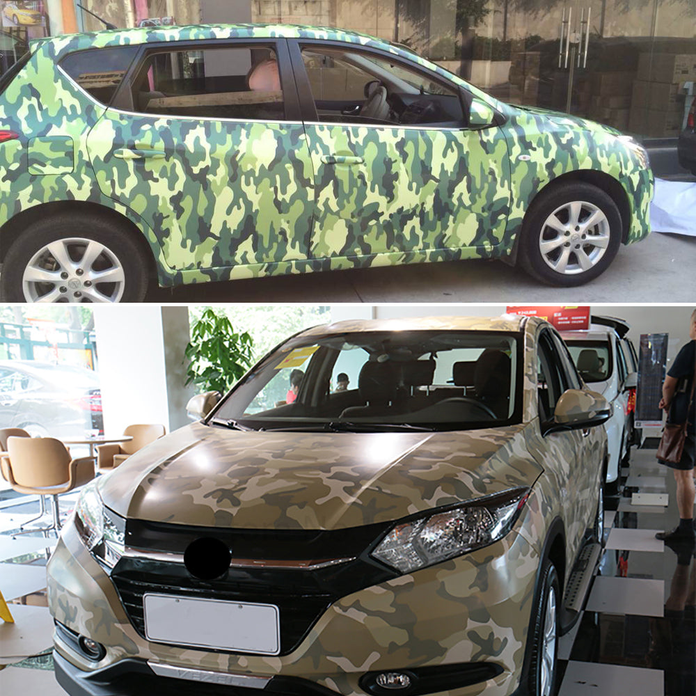 Multi-Purpose Camouflage Vinyl Wrap