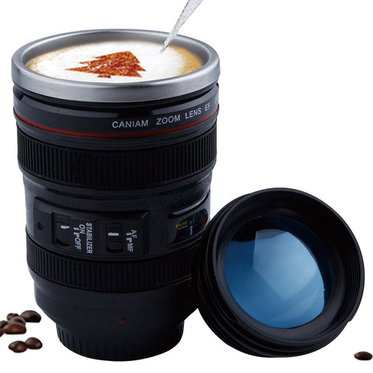 The Shutterbug's Camera Lens Travel Mug