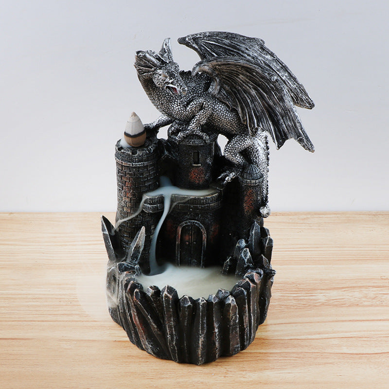 Dragon Castle Backflow Incense Burner